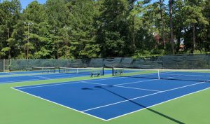 tennis court surfacing | new tennis courts | FJ Roberts