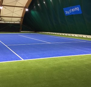 Tennis Courts installed by FJ Roberts